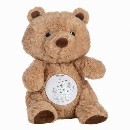 Jucarie multifuncionala, cu proiector muzical, free2play, din plus, cu 7 modele de proiectie, cu sunete si melodii, bear