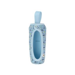 Bibs x liberty - husa pentru biberonul din sticla 225 ml, chamomile lawn baby blue