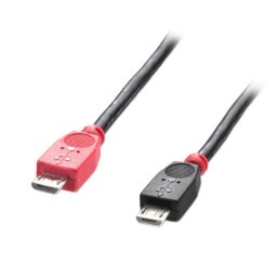 Cablu micro USB 2.0 OTG la micro USB T-T 2m, Lindy L31760*