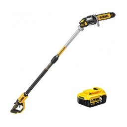 Dewalt - DCMPS567P1 - Drujba cu 1 acumulator, Li-Ion, 18 V, 5 Ah, 20 cm, 6.5 m/s