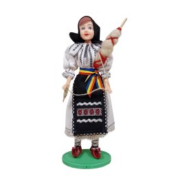 Papusa in straie traditionale zona Sibiu - 25 cm - femeie