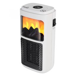 Radiator portabil din ceramică cu efect de flacără