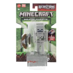 MINECRAFT CRAFT A BLOCK FIGURINA SKELETON 8CM