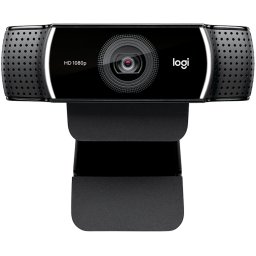 LOGITECH C922 Pro Stream Webcam - Tripod - BLACK - USB
