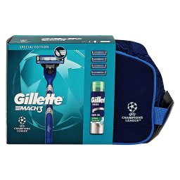 Gillette Borseta Cadou, Ap, 4 Rezerva, Gel200 ml Mach3 Champions League