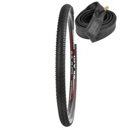 Set Anvelopa + Camera SXT 29 x 2.10(54-622) AV 33 mm Negru
