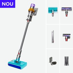 Aspirator vertical pentru aspirare uscată și spălare umedă Dyson V15s Detect Submarine 2026