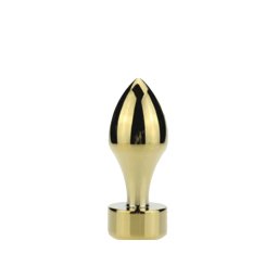 Dop anal Rosy Gold with White Diamond Small