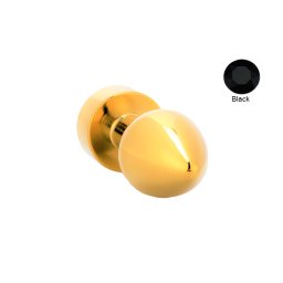 Dildo metalic Rosy Medium Black Diamond