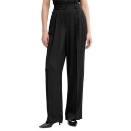 MICHAEL KORS Pantaloni Satin Wide Leg MT530VRAYJ 001 black