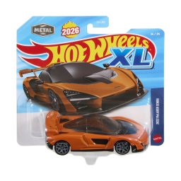 Masinuta metalica Hot Wheels XL McLaren Senna 2022, scara 1:43