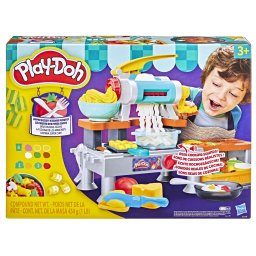 Set Play-Doh Bucataria Super Sizzlin cu sunete si accesorii, 3+ ani
