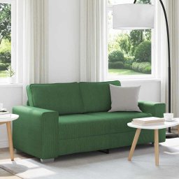 Canapea extensibila verde închis 180x77x82 cm, material catifea reiata GartenMobel Dekor