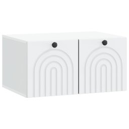 Oglinda TV montata pe perete Pe perete Alb 59,5 x 41 x 30 cm GartenMobel Dekor