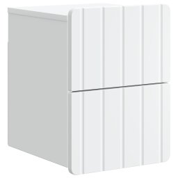 Dulap de noapte suspendat Alb 33 x 34,5 x 43 cm Lemn prelucrat GartenMobel Dekor