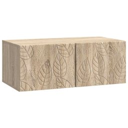 Oglinda TV montata pe perete 98 x 41 x 30 cm Stejar Sonoma GartenMobel Dekor