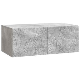 Oglinda TV montata pe perete 98 x 41 x 30 cm Gri Beton GartenMobel Dekor