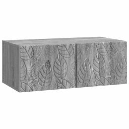 Oglinda TV montata pe perete 98 x 41 x 30 cm Sonoma gri GartenMobel Dekor