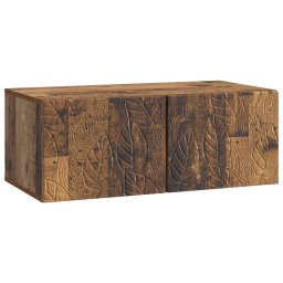 Oglinda TV montata pe perete 98 x 41 x 30 cm Lemn vechi GartenMobel Dekor