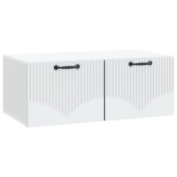 Oglinda TV montata pe perete Pe perete Alb 78,5 x 41 x 30 cm GartenMobel Dekor