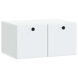 Oglinda TV montata pe perete 59,5 x 41 x 30 cm Alb GartenMobel Dekor