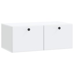 Oglinda TV montata pe perete 78,5 x 41 x 30 cm Alb GartenMobel Dekor