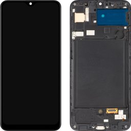 Piese si componente Display cu Touchscreen MP compatibil cu Samsung Galaxy A30s A307, cu Rama, Versiune OLED, Negru