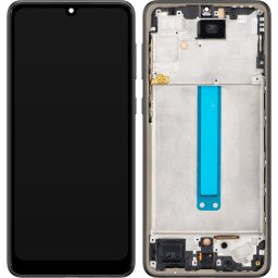 Piese si componente Display cu Touchscreen MP compatibil cu Samsung Galaxy A33 5G A336, cu Rama, Negru
