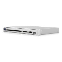 Switch UBIQUITI USW-ENTERPRISEXG-24-EU, 24x 10G RJ45, 2x 25G SFP28, Layer 3, Rack 1U, Gray