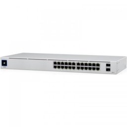 Switch UBIQUITI USW-24, 24 porturi, Silver