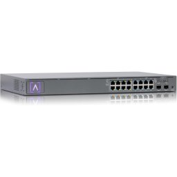 Switch ALTA LABS S16-POE, 16 porturi (8 PoE+), Gray