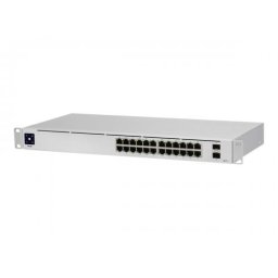 Switch UBIQUITI USW-16-POE, 16 porturi (8 PoE+), Silver