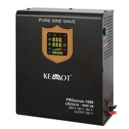 UPS cu sinus pur 1000VA/700W pentru centrale termice, 12V, 2x Schuko, Kemot URZ3410