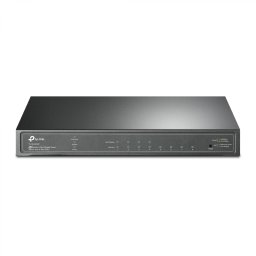 SWITCH PoE TP-LINK 8 porturi Gigabit (4 PoE+), IEEE 802.3at/af, carcasa metalica TL-SG2008P (timbru verde 2 lei)
