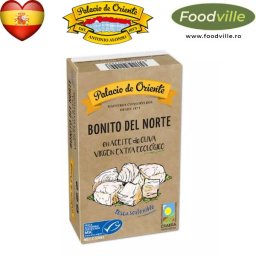 Palacio de Oriente Conserva Ton solid Bonito del Norte MSC in ulei masline extra-virgin organic 115 gr
