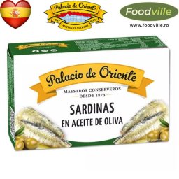 Palacio de Oriente Conserva sardine spaniole in ulei de masline 120 gr