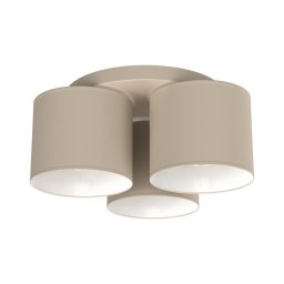 Lampă de tavan ARDEN 3xE27/15W/230V Ø 30 cm bej