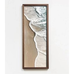 Wallxpert tablou decorativ inramat, 40x120 cm, MDF 3mm, imprimare UV, cadru lemn pin 3.5mm, format panoramic, multicolor - Verificat A · Re-Bloom