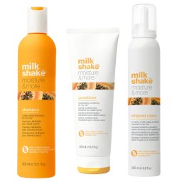Kit pentru hidratarea si revitalizarea parului uscat Milk Shake Moisture More