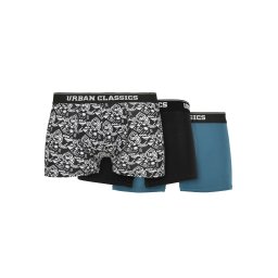 Urban Classics Boxeri azuriu / negru / alb