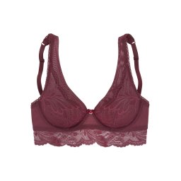 LASCANA Sutien roșu vin