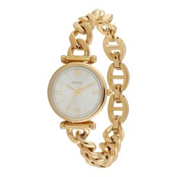FOSSIL Ceas analogic 'CARLIE' auriu / alb