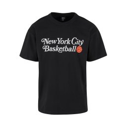 K1X Tricou 'NYC BB' corai / negru / alb