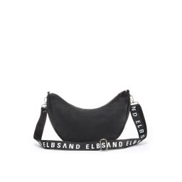 Elbsand Geantă de umăr negru / alb