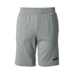 PUMA Pantaloni sport 'ESS No. 1' gri amestecat / negru