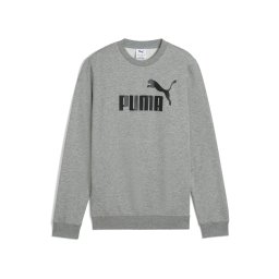 PUMA Bluză de molton 'ESS No. 1' gri amestecat / negru