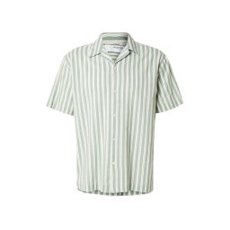 SELECTED Cămașă 'SLHRLXAIR' ecru / verde deschis