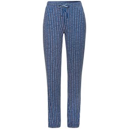 VIVANCE Pantaloni de pijama alb kitt / bleumarin