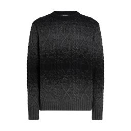 Karl Lagerfeld Pulover gri închis / negru