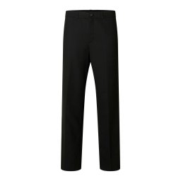 SELECTED Pantaloni cu dungă 'SLHNEIL' negru